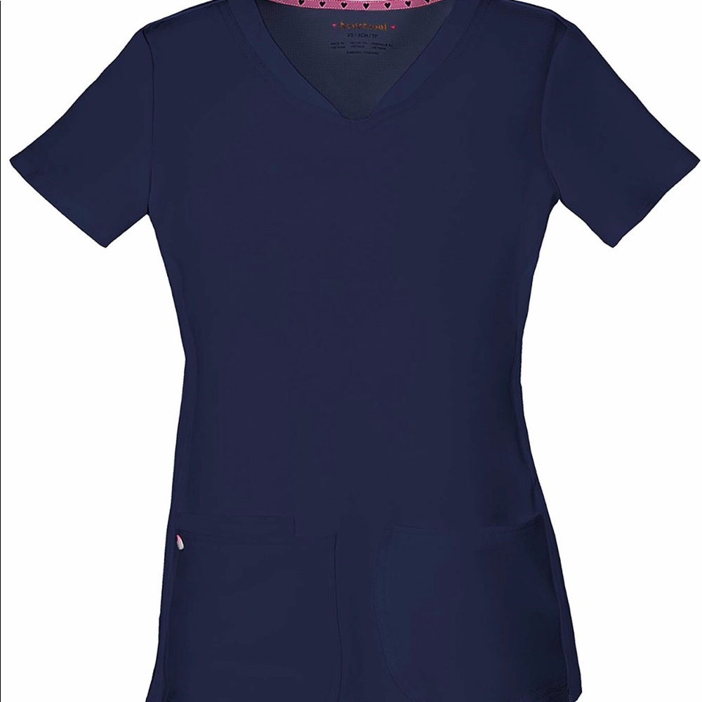 TWO Heart & Soul scrub tops